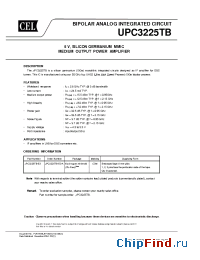 Datasheet UPC3225TB manufacturer CEL